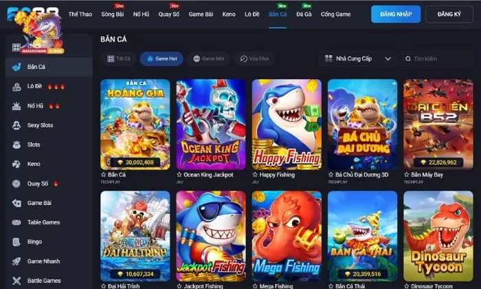 Giới thiệu đôi nét về sảnh game bắn cá FCB8
