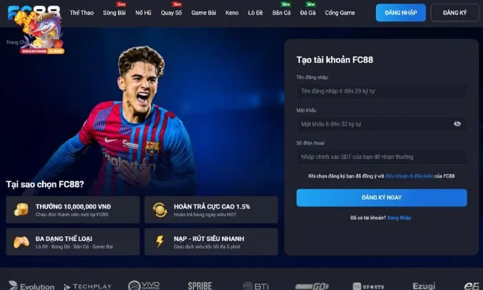 Hướng dẫn chơi bắn cá FCB8